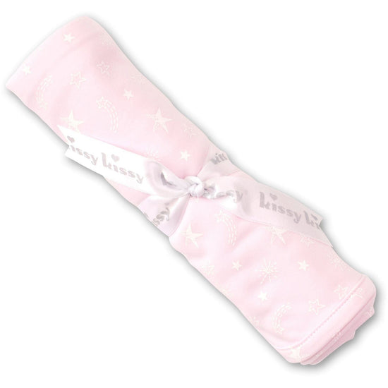 kissy kissy Pink Star Swaddle Blanket