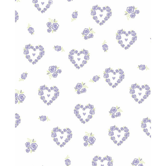 Load image into Gallery viewer, kissy kissy Lilac Heart and Flower Footie &amp;amp; Hat Set
