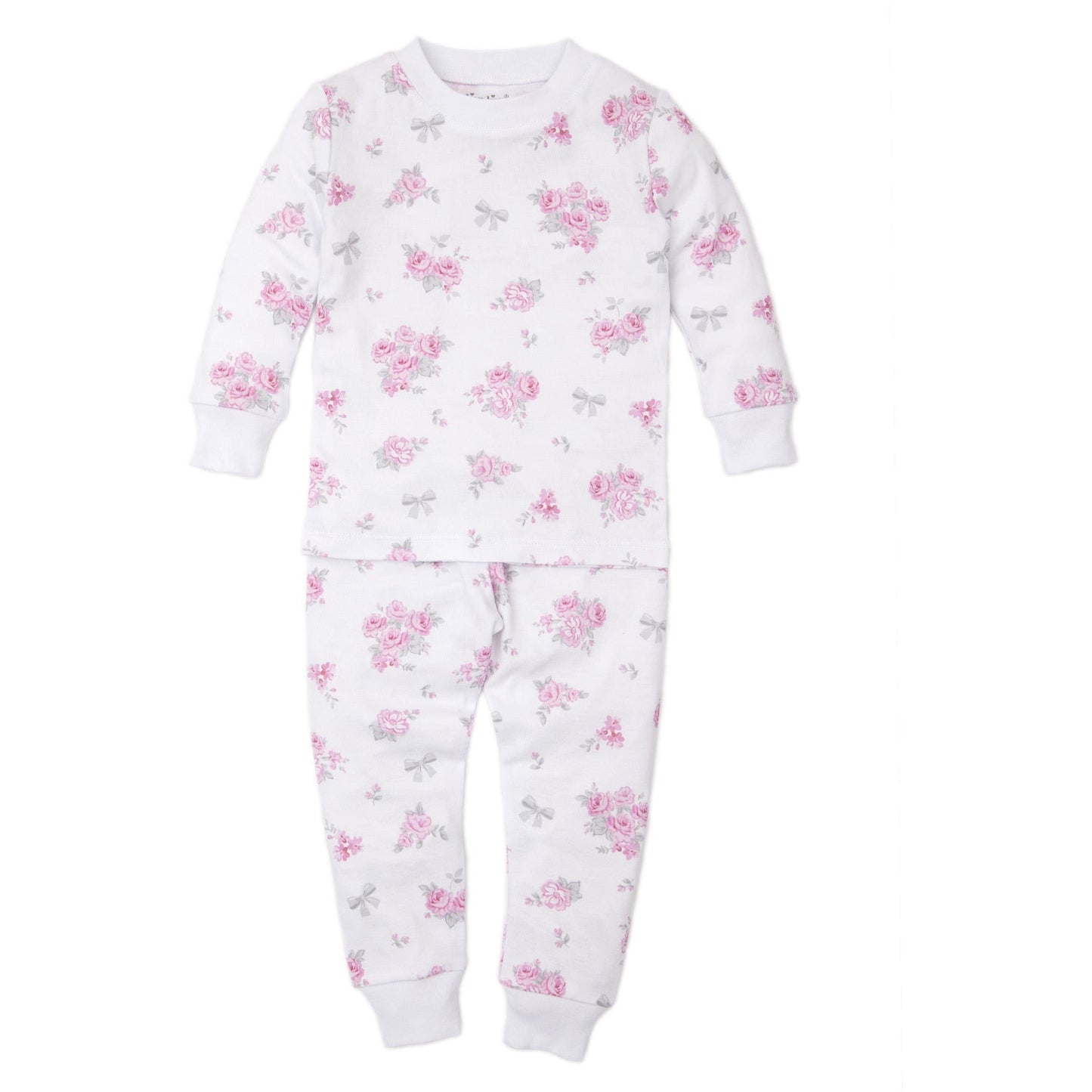 Load image into Gallery viewer, kissy kissy Roses Pink Toddler Pajama Set
