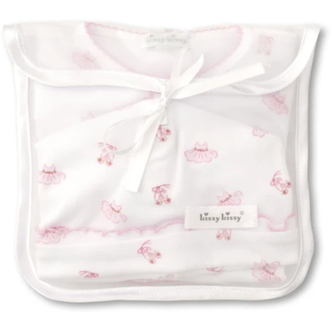 kissy kissy Ruffle Pink Ballet Slippers Gift Set