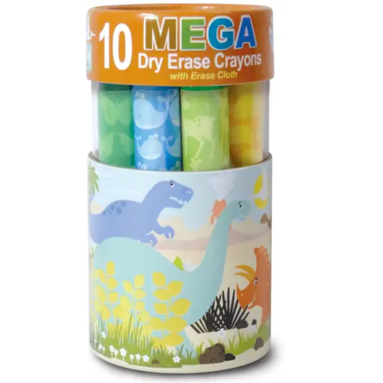 The Piggy Story Dinosaur World Dry Erase Mega Crayons