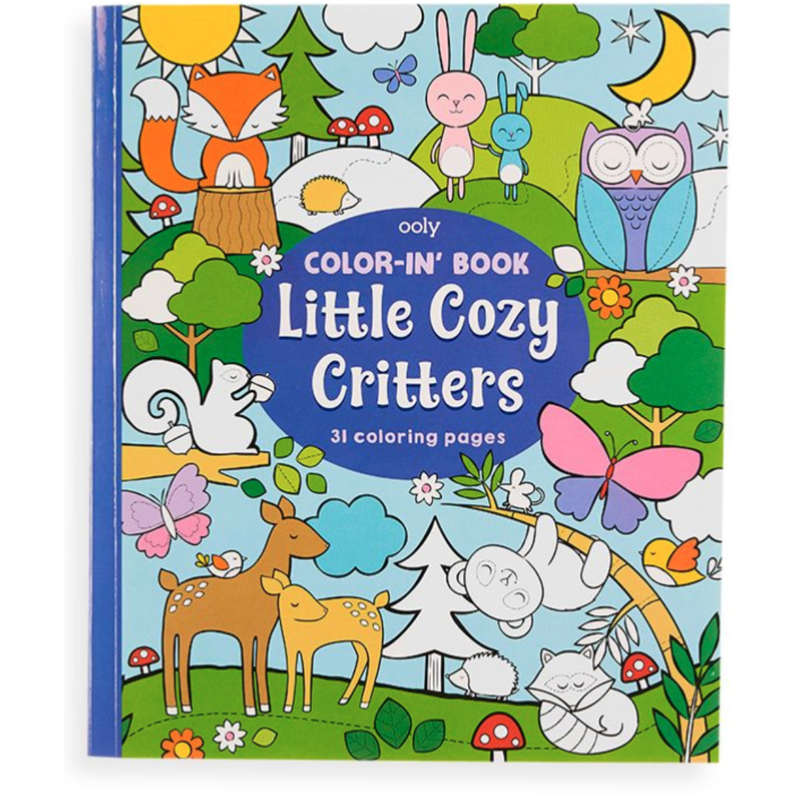 ooly Little Cozy Critters Coloring Book
