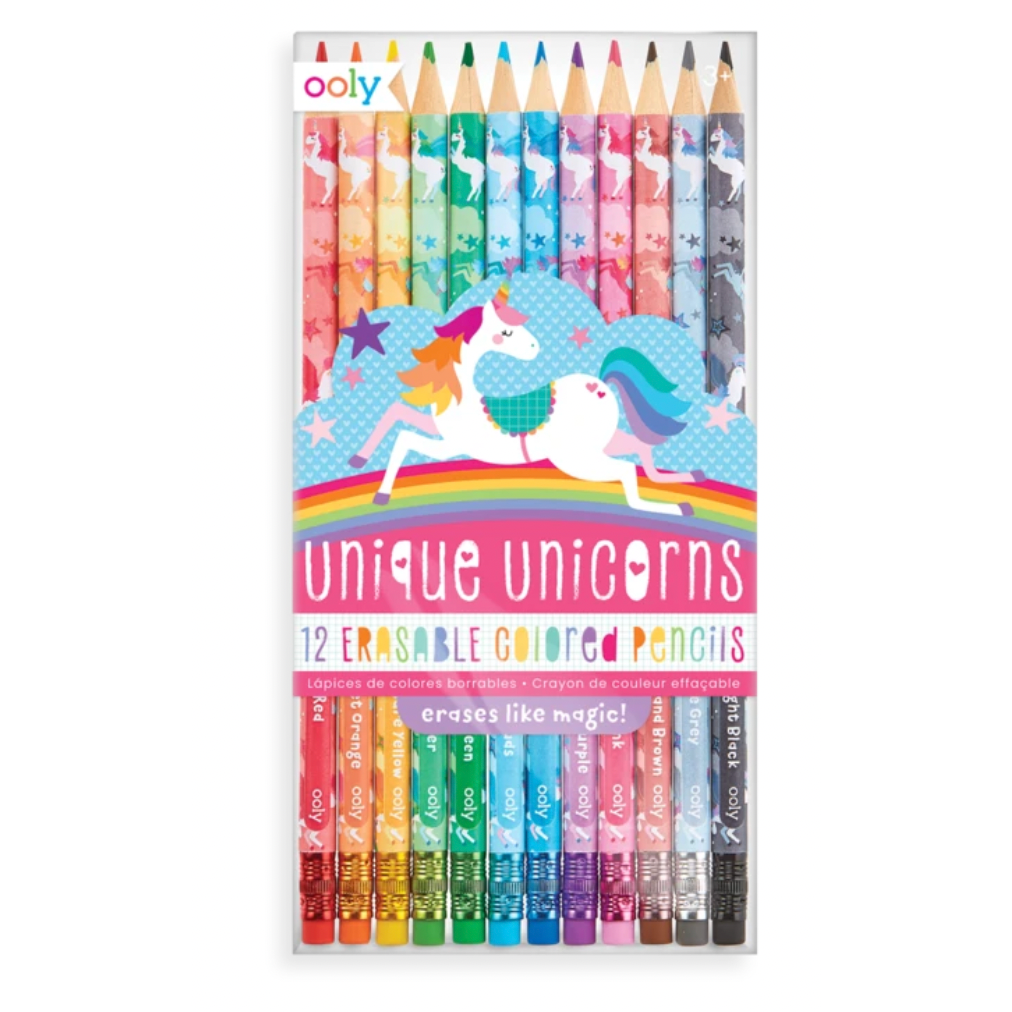 ooly Unicorn Erasable Colored Pencils