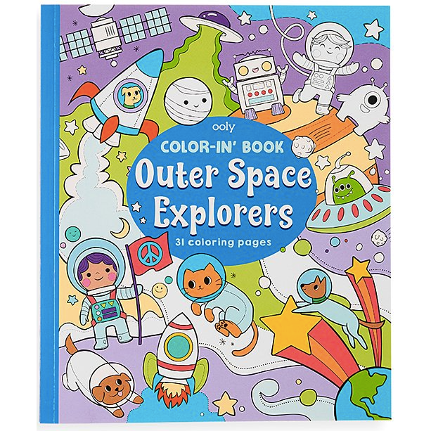 ooly Outer Space Explorers Coloring Book