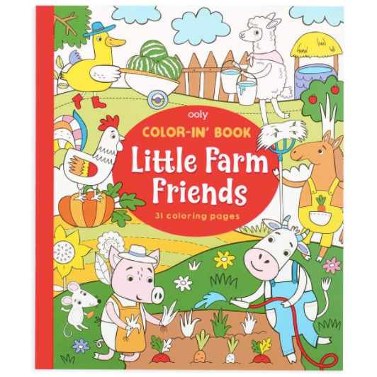 Load image into Gallery viewer, ooly Little Farm Friends Coloring Book
