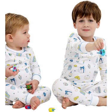 Baby Noomie Happy Hannukah Two Piece PJ Set