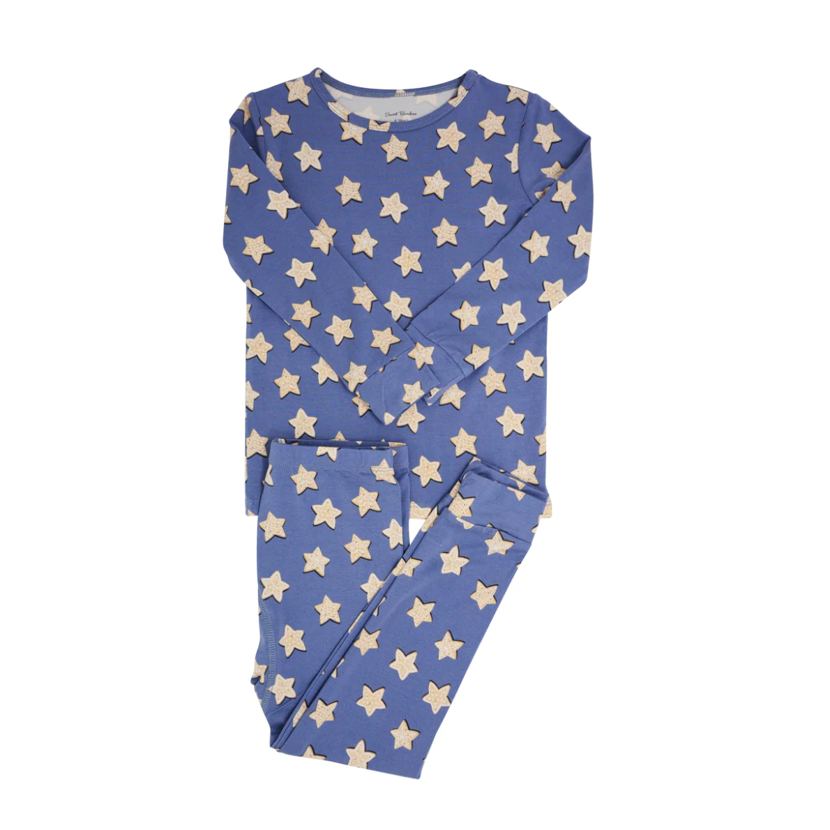 Sweet Bamboo Blue Sugar Cookie Big Kid PJs