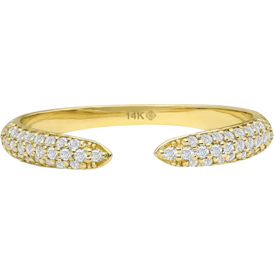 LE Fine Jewelry Diamond YG Claw Ring