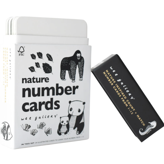 wee gallery Nature Number Cards