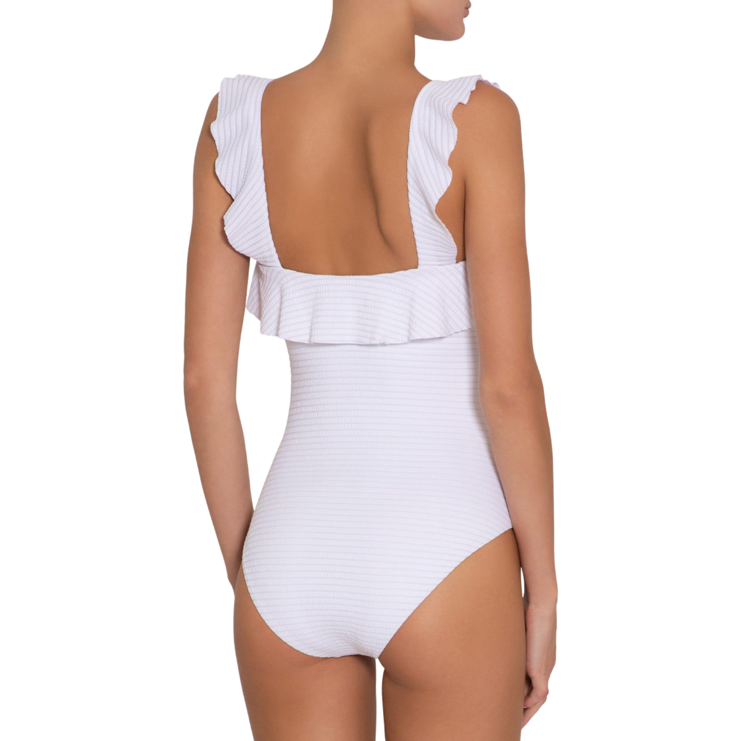 Load image into Gallery viewer, Eberjey Swim Waves Jane White One Piece
