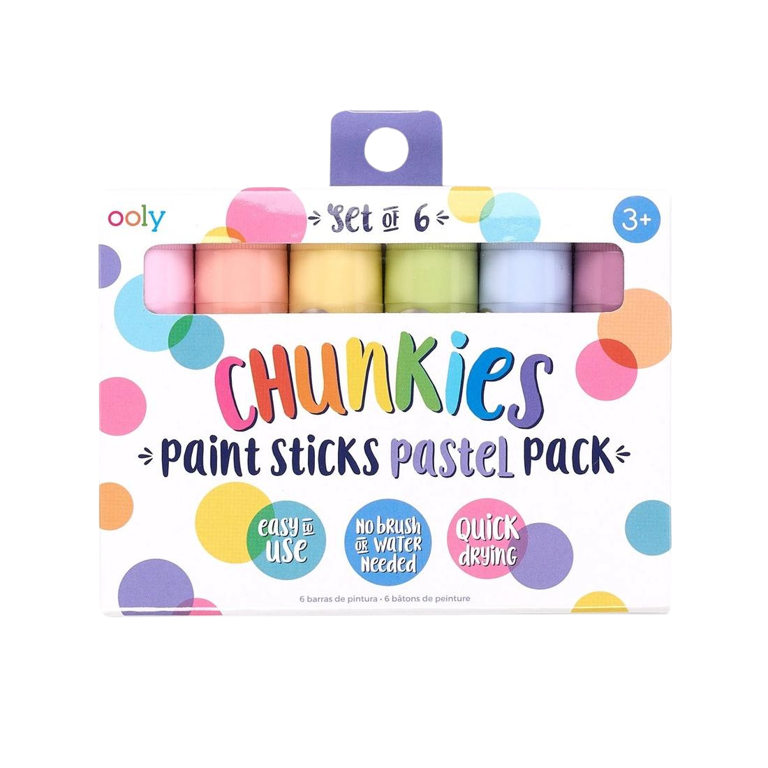 ooly Chunkies Paint Pastel Sticks - Set of 6