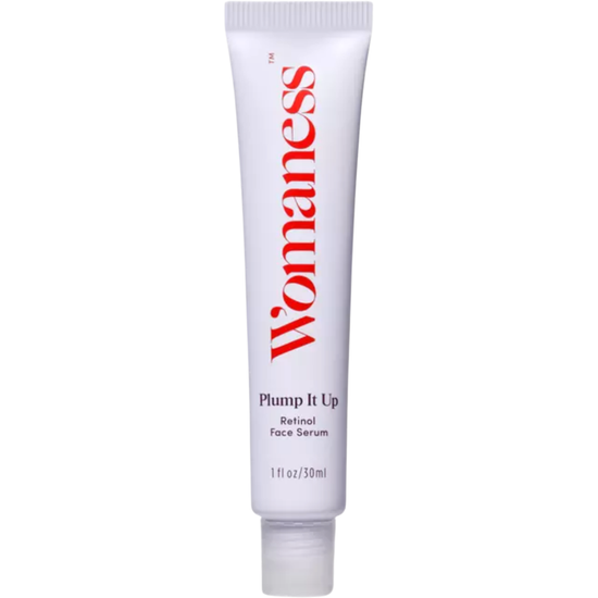Load image into Gallery viewer, Womaness Plump It Up Gentle Retinol Face Serum with Rollerball
