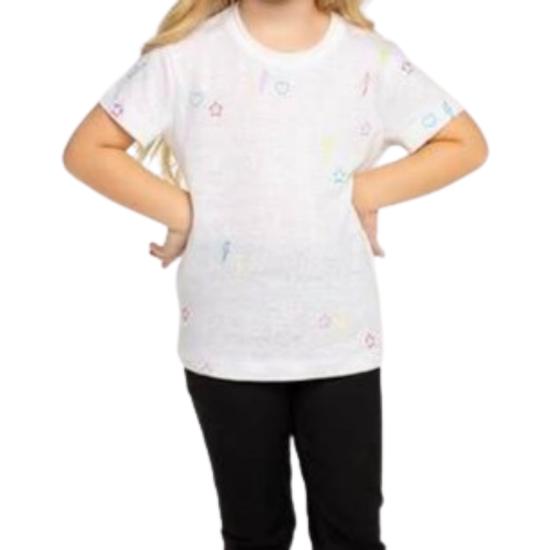 Chaser Kids Crew Neck White SS Tee