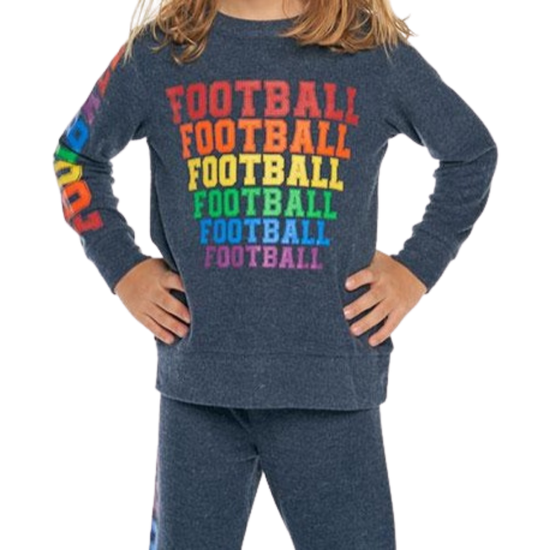 Chaser Kids Knit Football Pullover