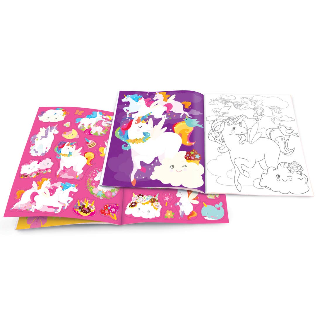 Load image into Gallery viewer, The Piggy Story Unicorn Land Dry Erase Coloring Book
