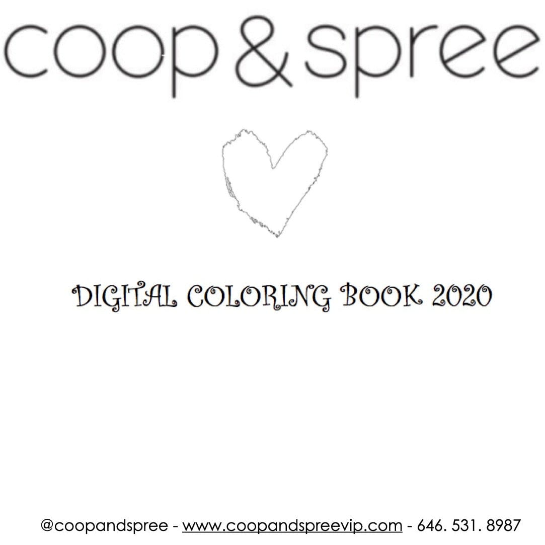 Load image into Gallery viewer, coop &amp;amp; spree Free Digital Coloring Book
