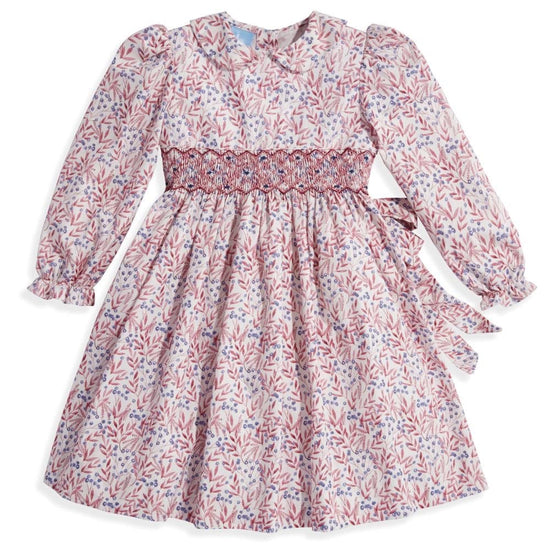Bella Bliss Smocked Plum Blossom Dress