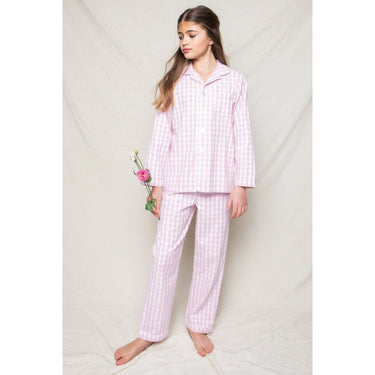 Petite Plume Pink Gingham Toddler Pajama Set