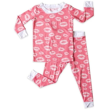 Little Sleepies Pink Kiss Pajamas
