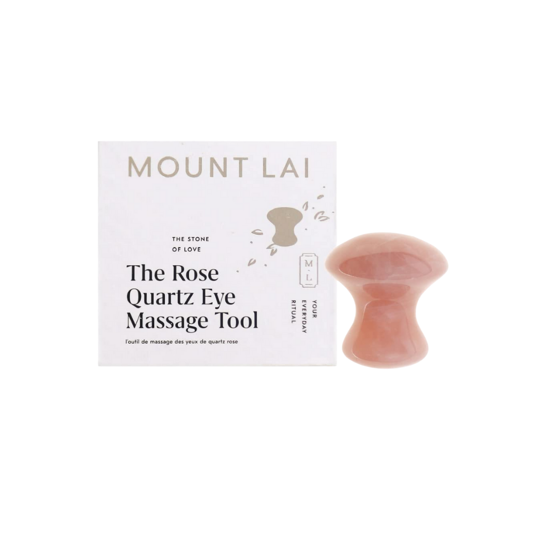 Mount Lai The Rose Quartz Eye Massage Tool