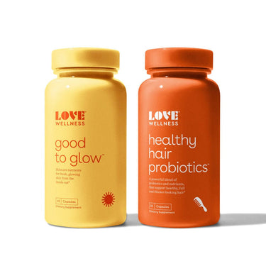 Love Wellness Duo: Good To Glow & Healthy Hair Probiotics