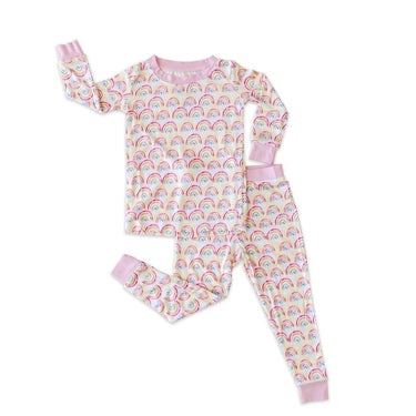 Little Sleepies Pastel Rainbow Pajamas