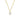 EF Collection Diamond & White Topaz Emerald Cut Yellow Gold Necklace