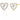 EF Collection Diamond & White Topaz Heart Yellow Gold Earrings