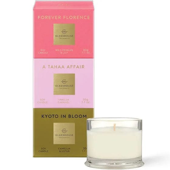 Glasshouse Fragrances Most Coveted Candle Trio