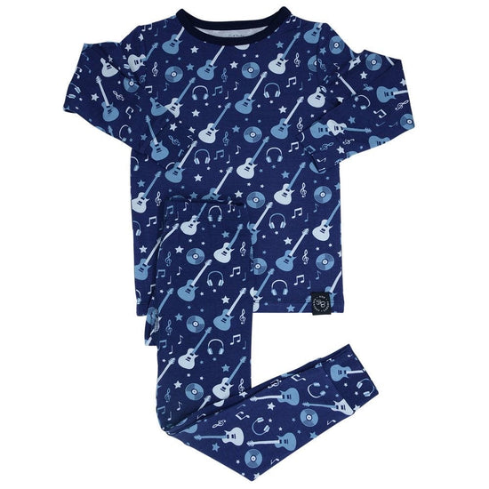 Load image into Gallery viewer, Sweet Bamboo Rock-N-Roll LS Toddler PJs
