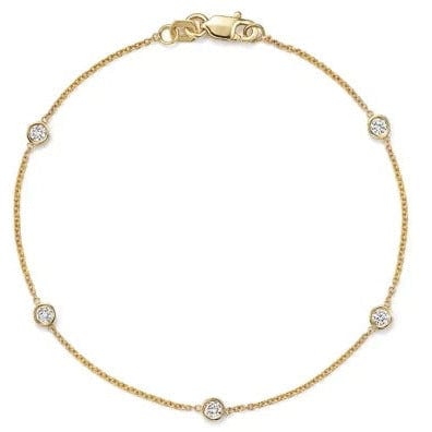 LE Fine Jewelry Dripping in Diamonds YG Bracelet