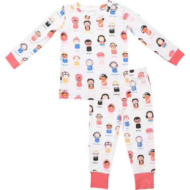 Angel Dear 'Baby Feminist' Pajama Set