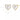 EF Collection Diamond & White Topaz Heart Yellow Gold Earrings