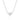 EF Collection Full Cut Diamond Heart Choker Necklace