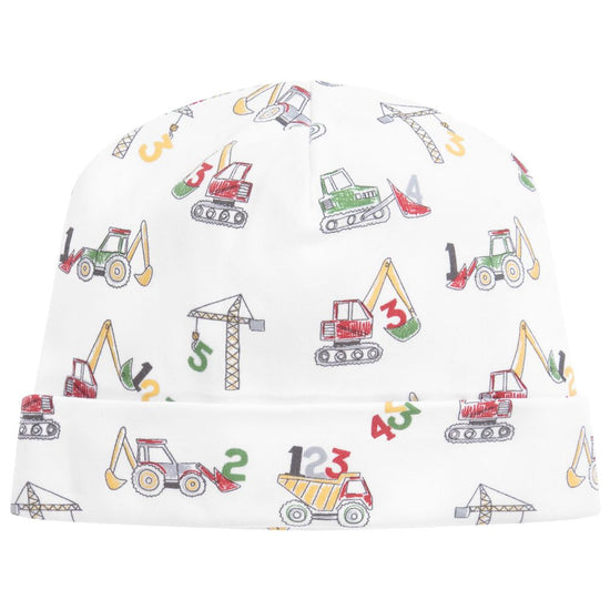 Load image into Gallery viewer, kissy kissy Construction Footie &amp;amp; Hat Set
