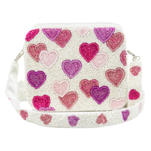 Tiana Heart Beaded Bag