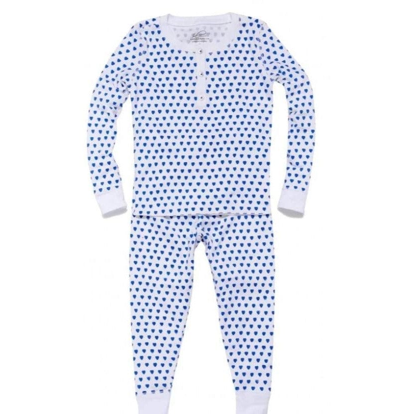 Roller Rabbit Blue Heart Toddler Pajama Set