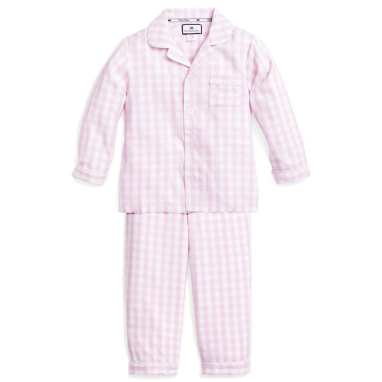 Petite Plume Pink Gingham Toddler Pajama Set