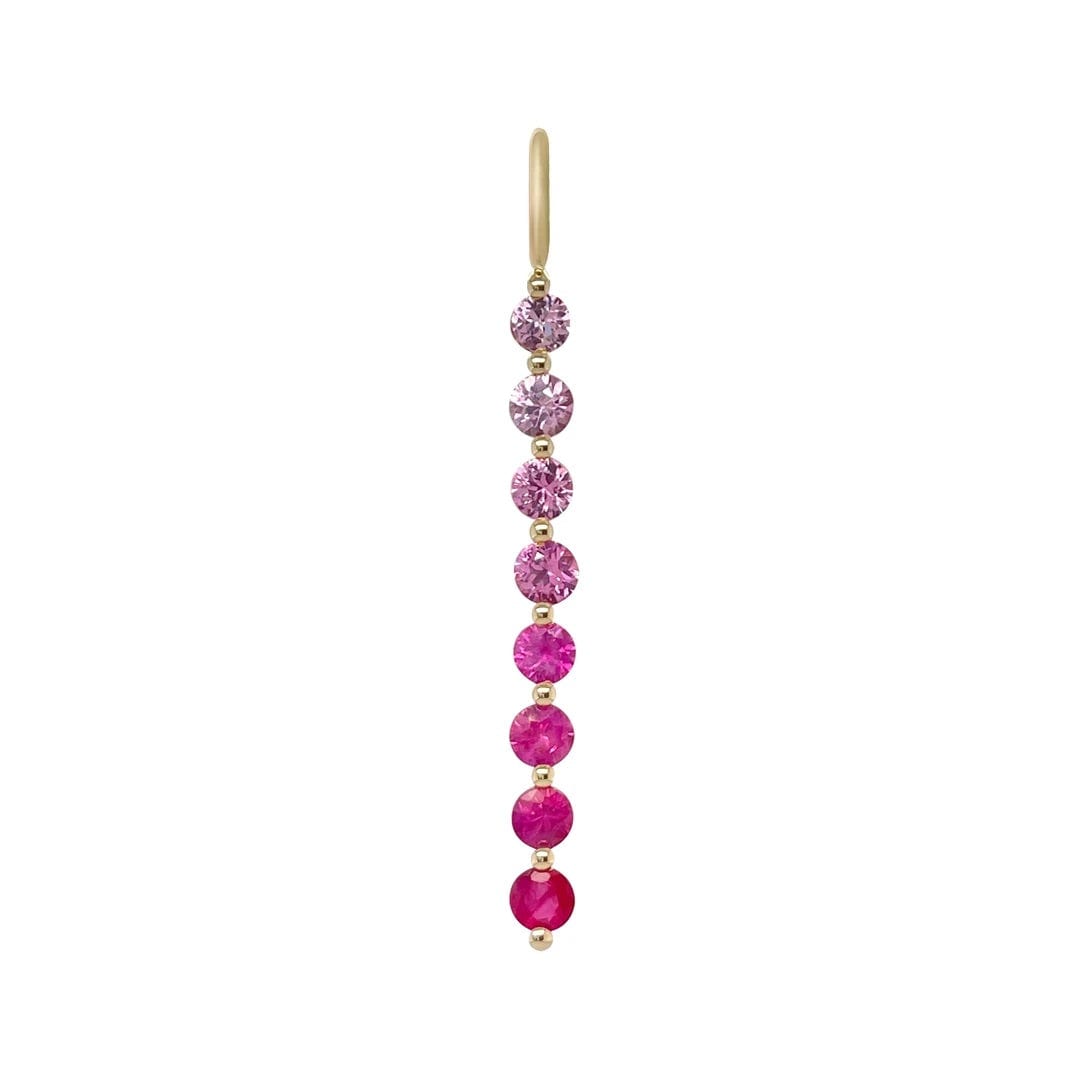 ALEV Jewelry Round Pink Ombre Bar Necklace
