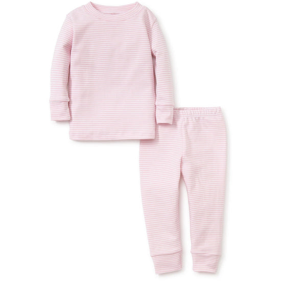 Load image into Gallery viewer, kissy kissy Pink Stripes Toddler Pajama Set
