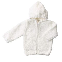 Load image into Gallery viewer, Angel Dear Chenille White Hoodie Jacket
