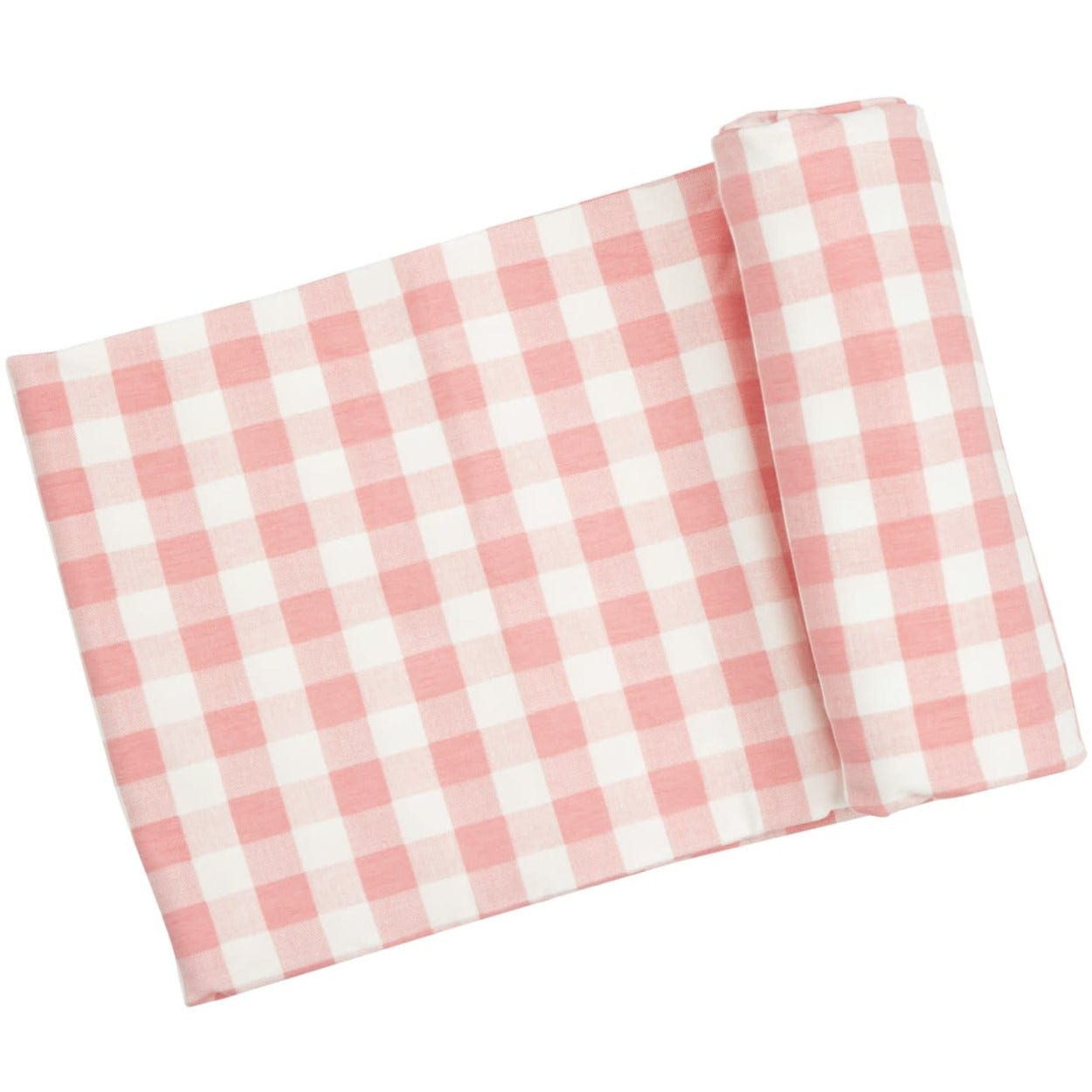 Load image into Gallery viewer, Angel Dear Gingham Pink Swaddle Blanket
