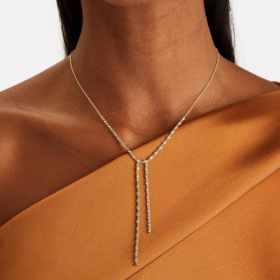 ela rae Double Yaeli Gold Necklace