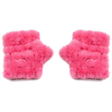 Jocelyn Classic Mandy Hot Pink Faux Fur Mittens