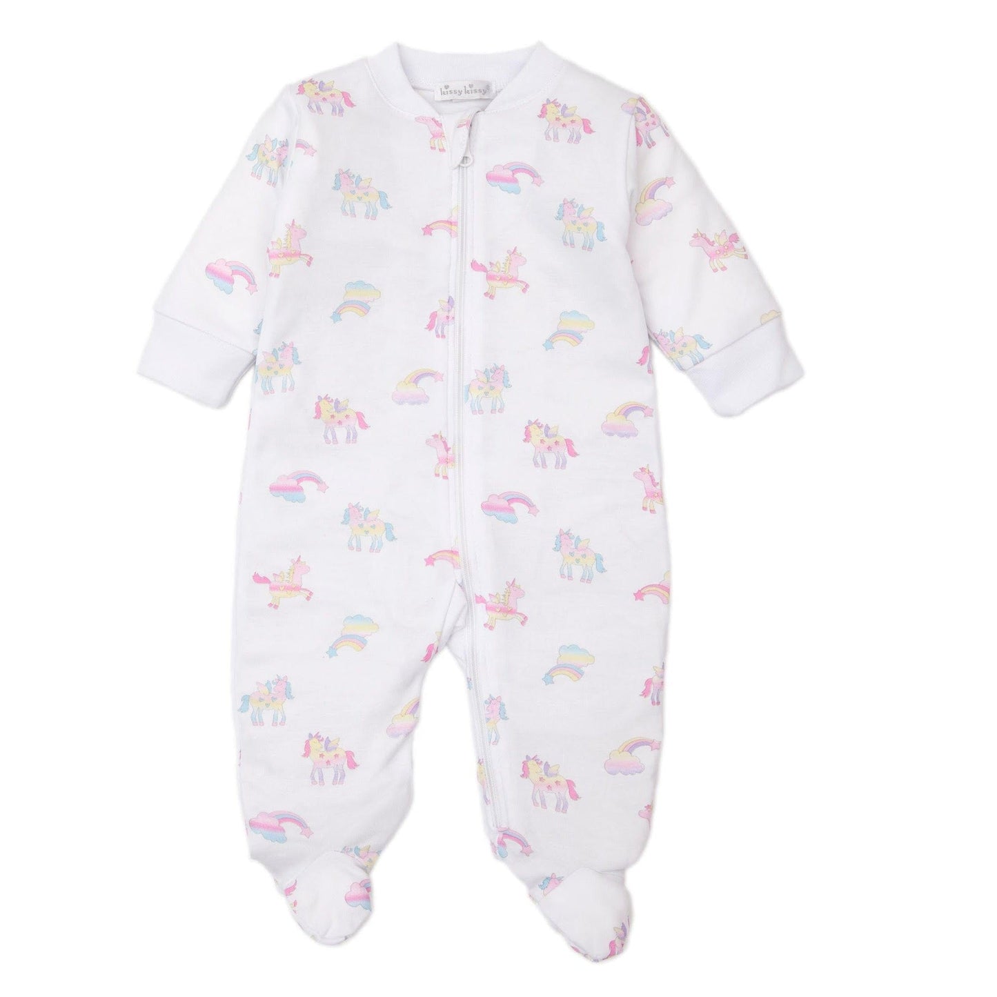 kissy kissy Unicorn Utopia Zip Footie